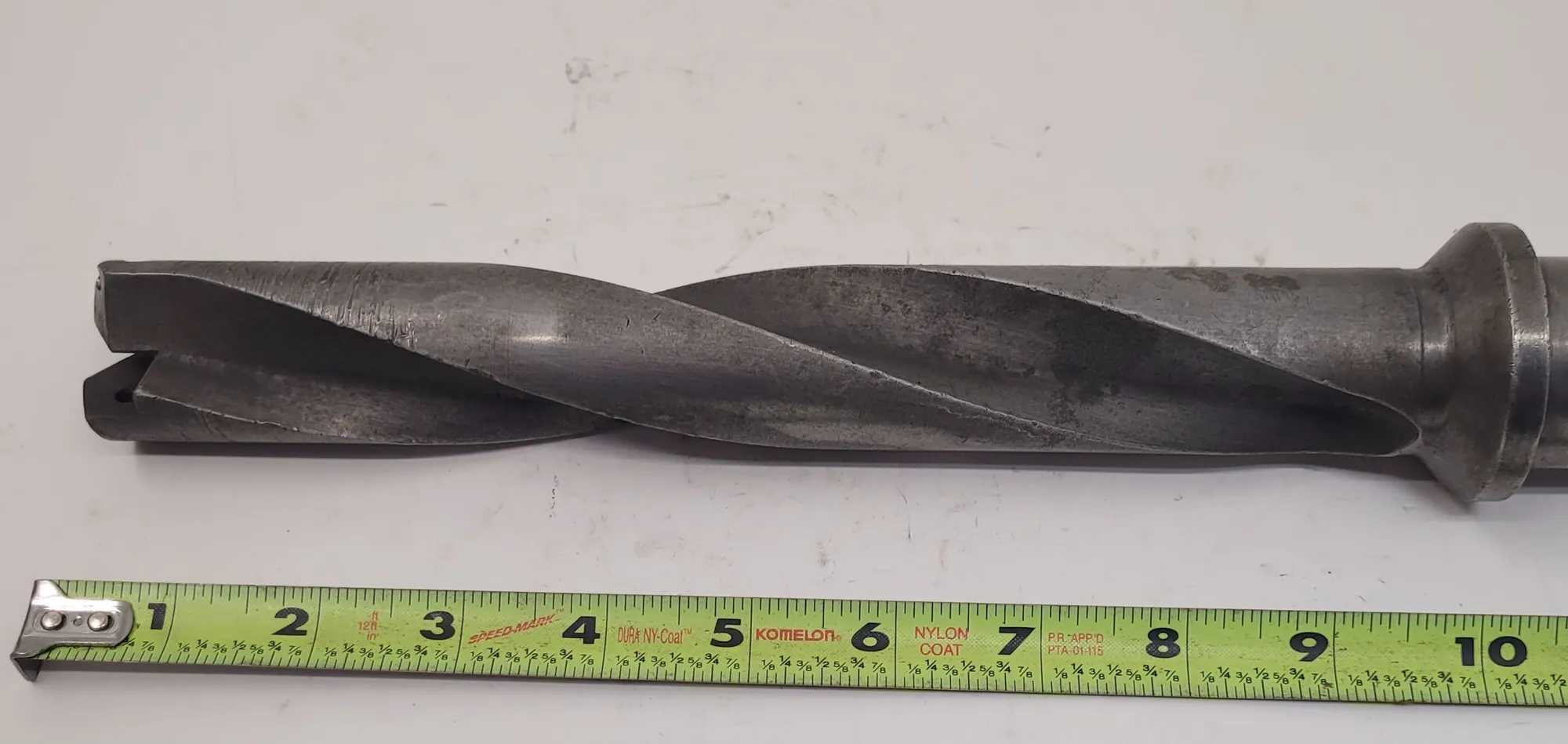 SANDVIK INDEXABLE COOLANT DRILL, OAL 13”, CUT DIA 1.35”, SHANK DIA 1.5” - MACHINING TOOLING & PARTS