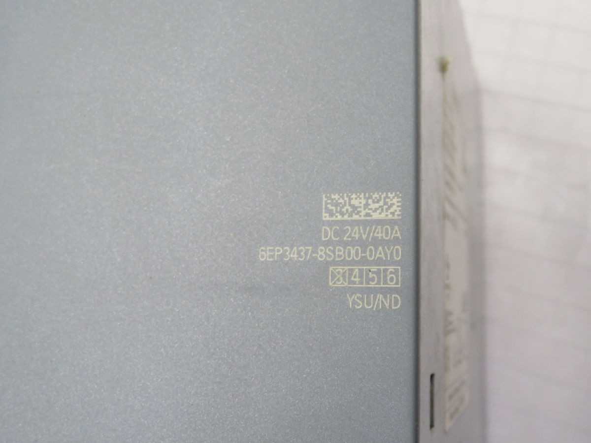 SIEMENS 6EP3437-8SB00-0AYO SITOP PSU8200 POWER SUPPLY T263481 - POWER SUPPLIES
