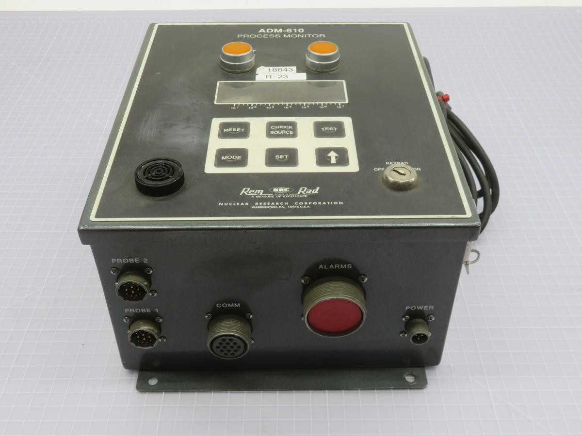 NRC ADM-610 PROCESS MONITOR T216455 - OPERATOR CONTROLS