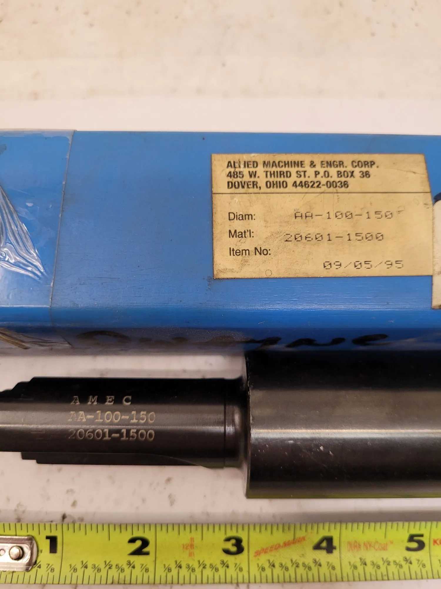 ALLIED MACHINE & ENGINEERING AMEC SPADE DRILL AA-100-150, 1.5" SHANK, 6.5" OAL - MACHINE TOOLING