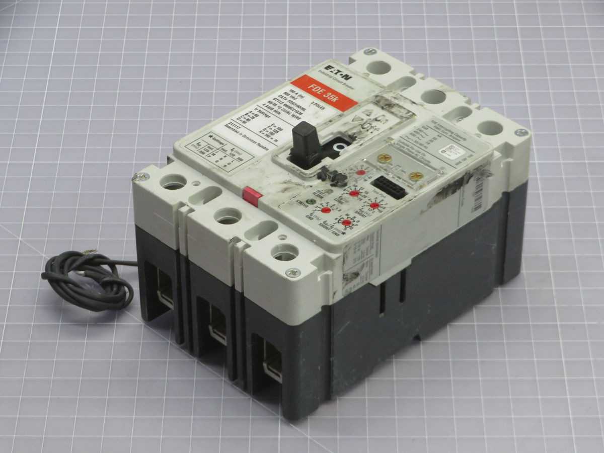 EATON FDE316036L CIRCUIT BREAKERS, 3-POLE, 160A RATED, LSIG, 600 VAC, 250 VDC, 50/60 HZ, 65 KAIC IC - CIRCUIT BREAKERS