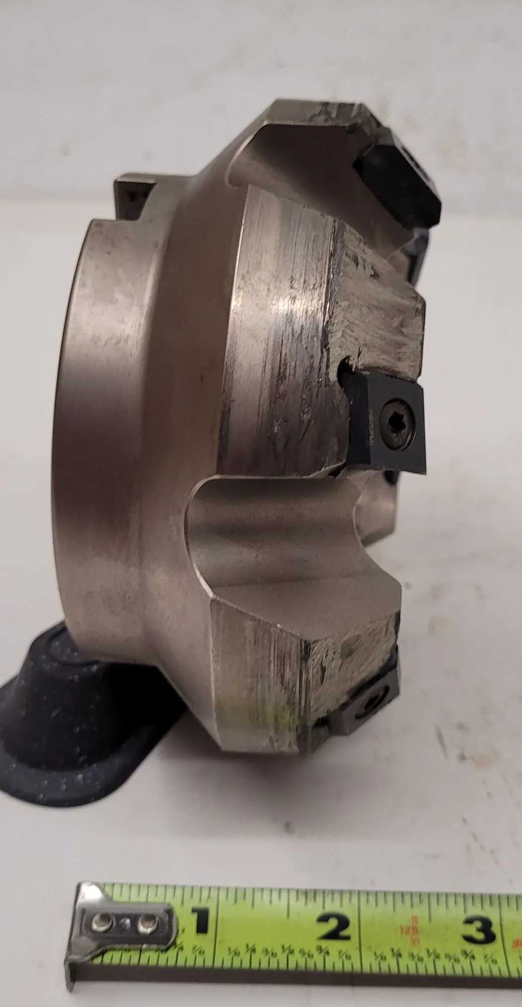 INGERSOLL SN6N-04R01 FACE MILL, 4.69″ DIA., 6 INSERTS, 45 DEGREE ANGLE - MACHINE TOOLING