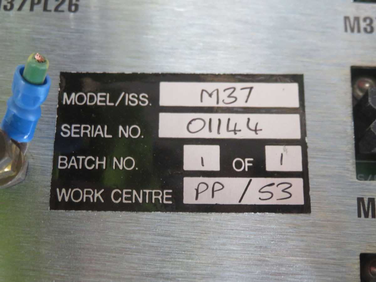 DEK EUROPA M37 M10-88162) MAIN POWER DISTRIBUTION MODULE T269590 - AUTOMATION & CONTROLS