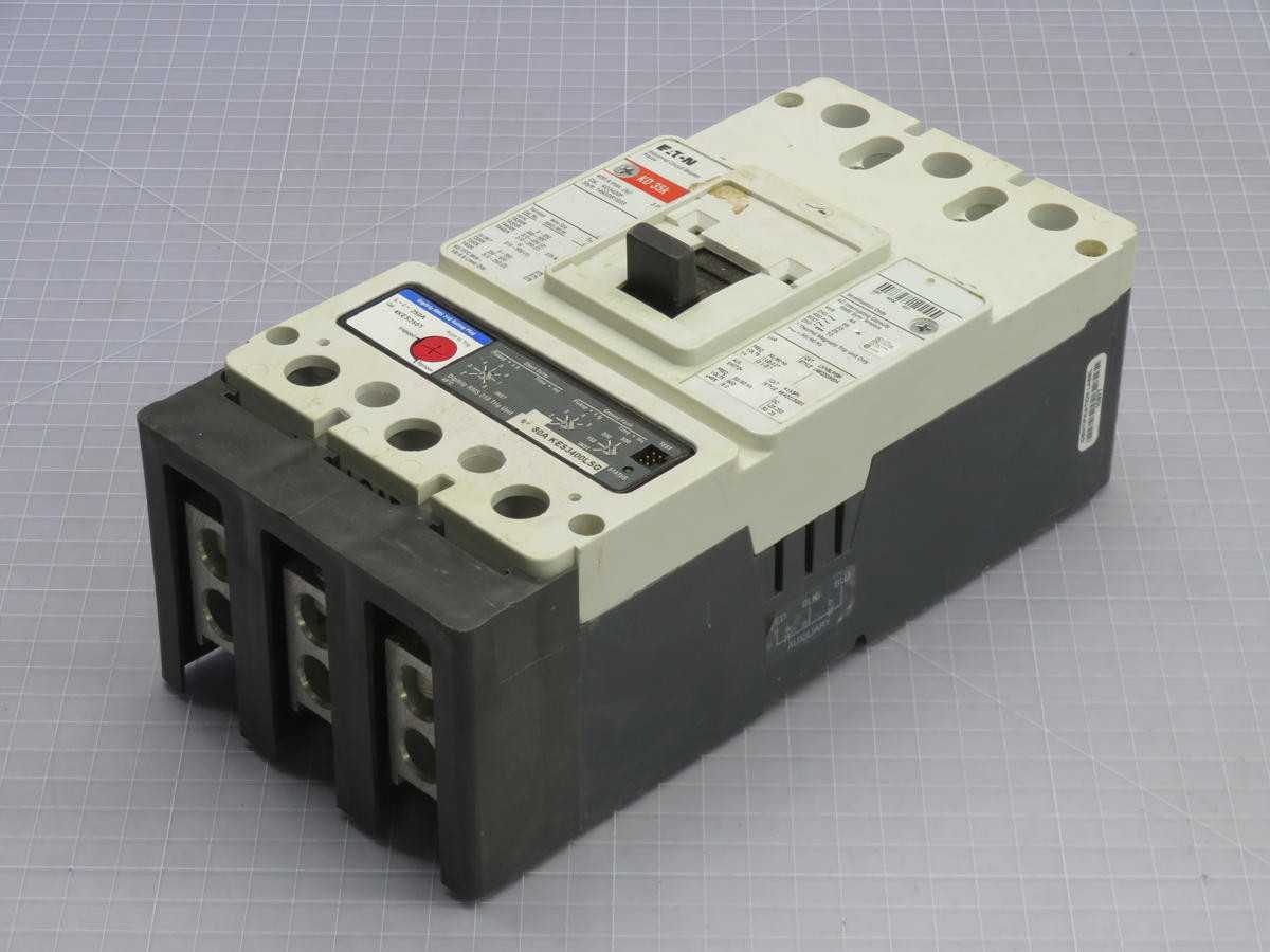 EATON KD3400F CB, 3-POLE, 600 VAC VOLTAGE, 400A MAX CURRENT, DIGITRIP RMS 310 TRIP UNIT - CIRCUIT BREAKERS