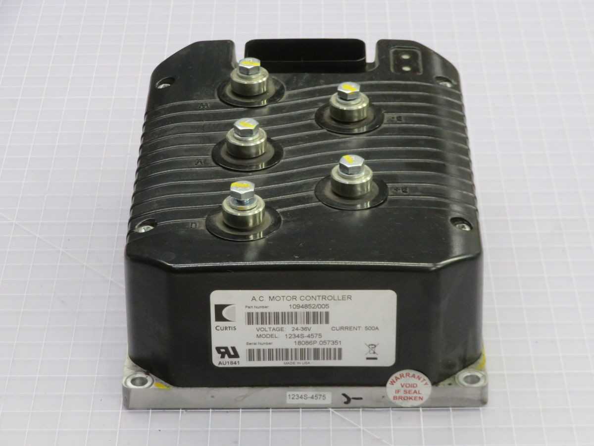 CURTIS 1234S-4575 1094852/005 A.C. MOTOR CONTROLLER T262826 - MOTOR DRIVES