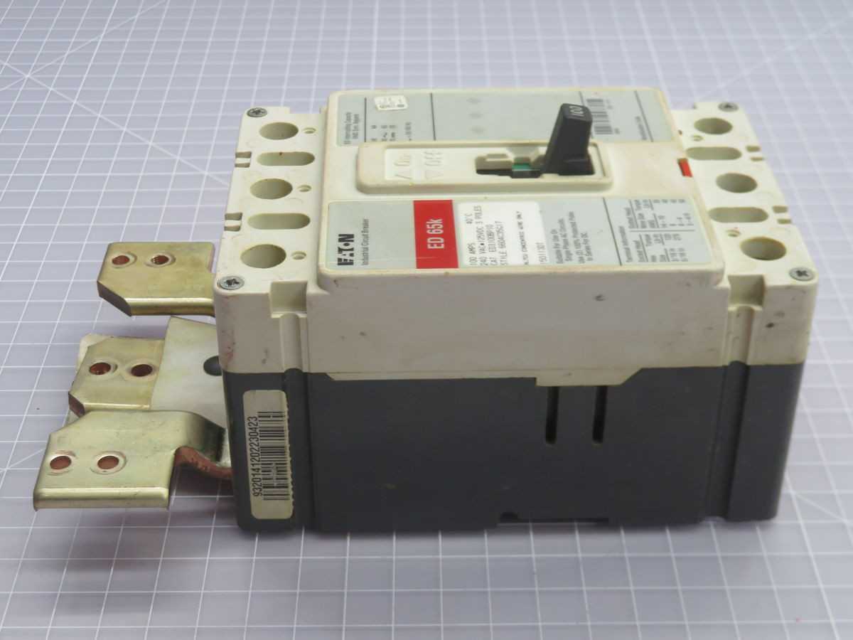 EATON ED3100BP10 6604C35617 MOLDED CASE CIRCUIT BREAKER T264023 - CIRCUIT BREAKERS