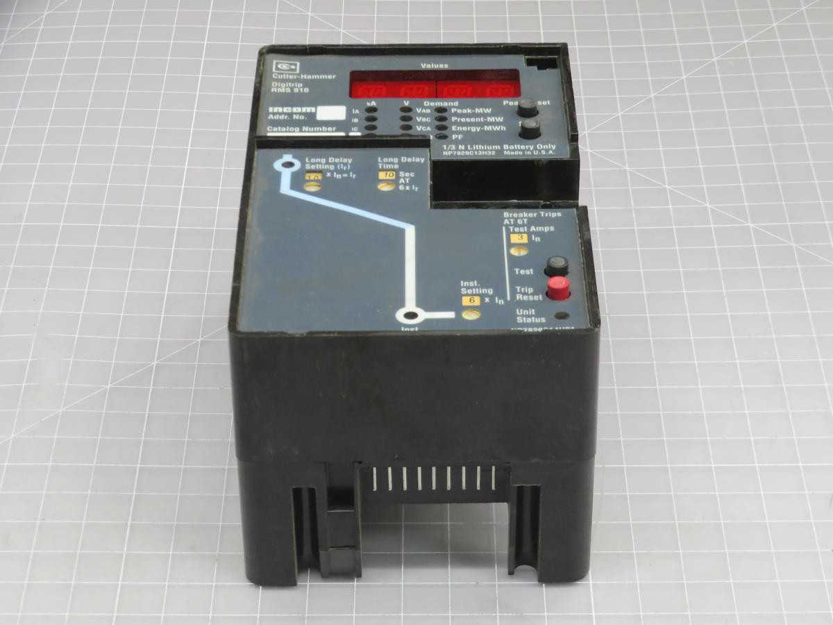 CUTLER HAMMER S91LI B070321 7829C09G01 CB, 3P, 1600A/600V, RMS910 LSI, 65KA INT. @ 480V - CIRCUIT BREAKERS