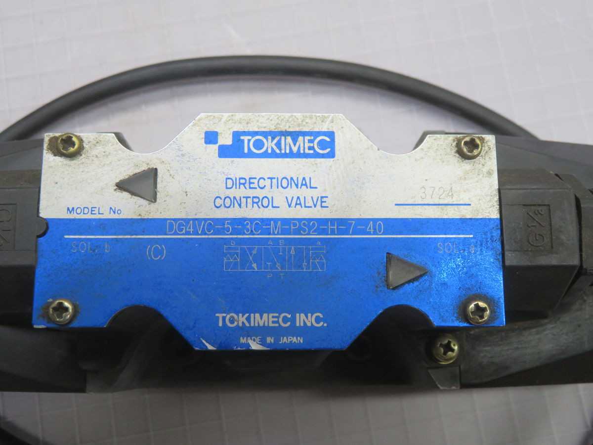 TOKIMEC DG4VC-5-3C-M-PS2-H-7-40 HYDRAULIC VALVE T265318 - HYDRAULIC DIRECTIONAL CONTROL VALVE