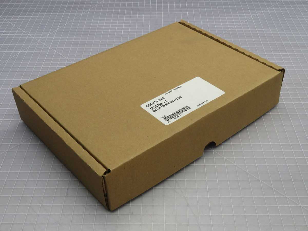 CommScope 1918784-1 24-Fiber Cassette With 12 Duplex Ports T268495 - FIBER OPTIC CABLE