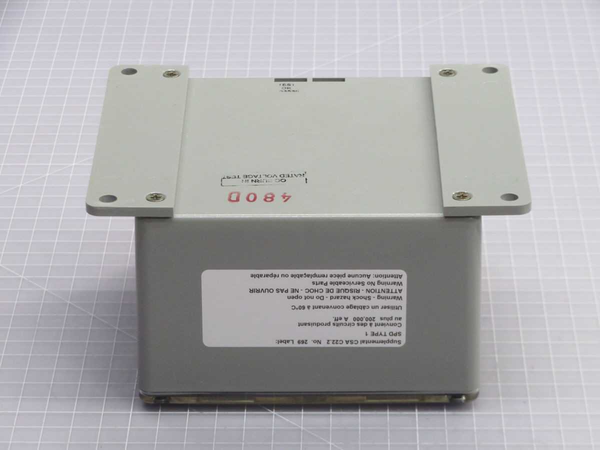 ASCO POWER 430480DP10ACSJ10 TE05XDS104X SURGE SUPPRESSOR T258862 - SURGE SUPPRESSOR