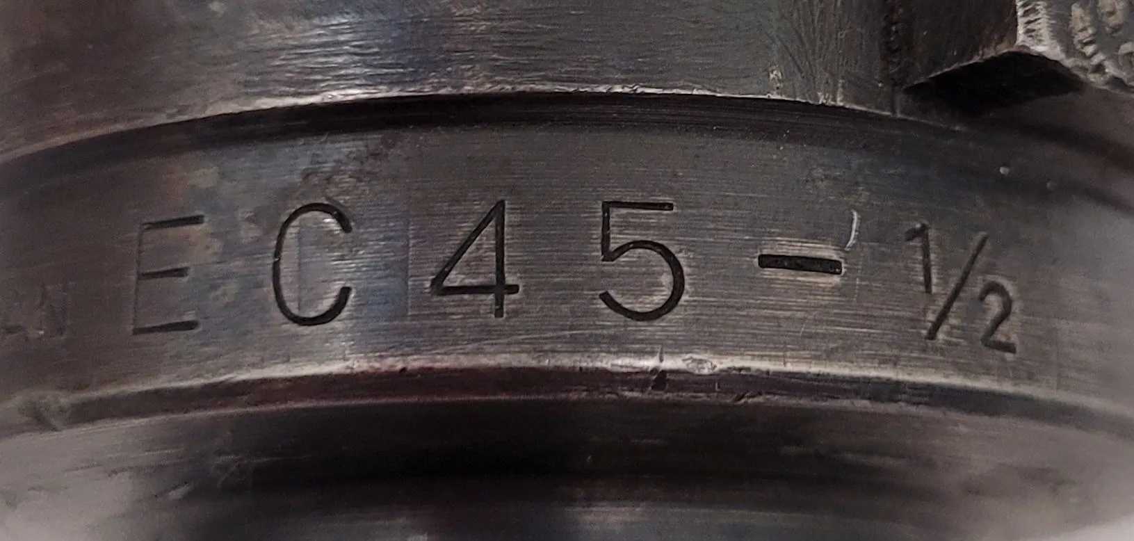 NIKKEN EC45-1/2" END MILL HOLDER, CAT 45, 1/2IN BORE, 4-3/4IN OAL - MACHINE TOOLING