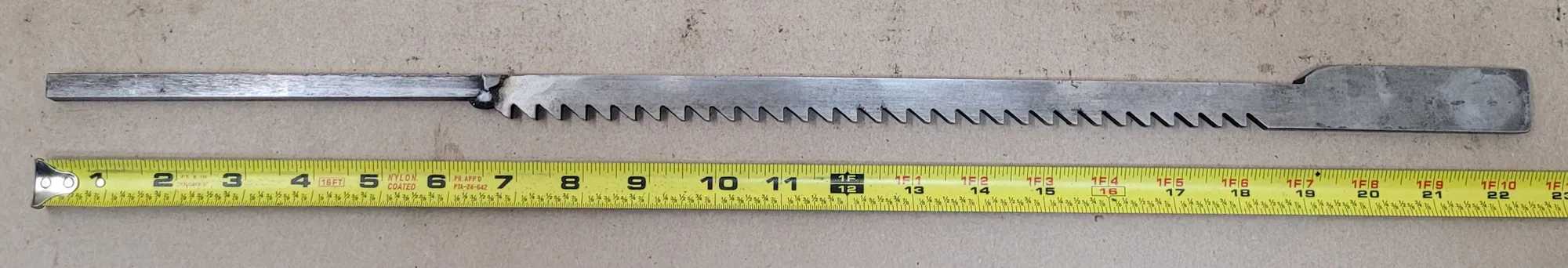 DAVIS 1/4 KEYSEATER CO. GP KEYSEATER BROACH (1/4" WIDTH X 5/8" HEIGHT X 16"-22.5" LENGTH) - MACHINE TOOLING