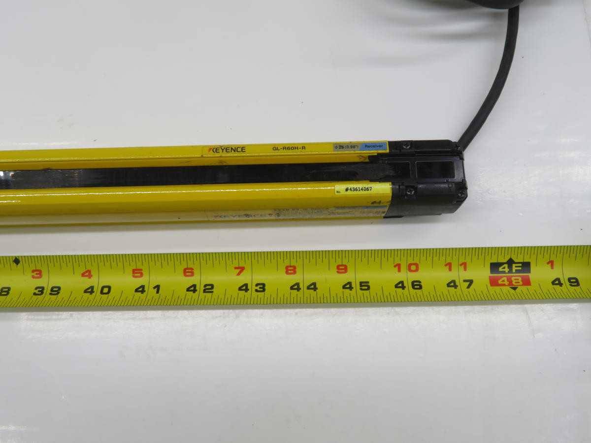 KEYENCE GL-R60H-R CURTAIN SENSORS, 1180MM HEIGHT, 0.3-15M RANGE, TYPE 4 SAFETY - SENSORS