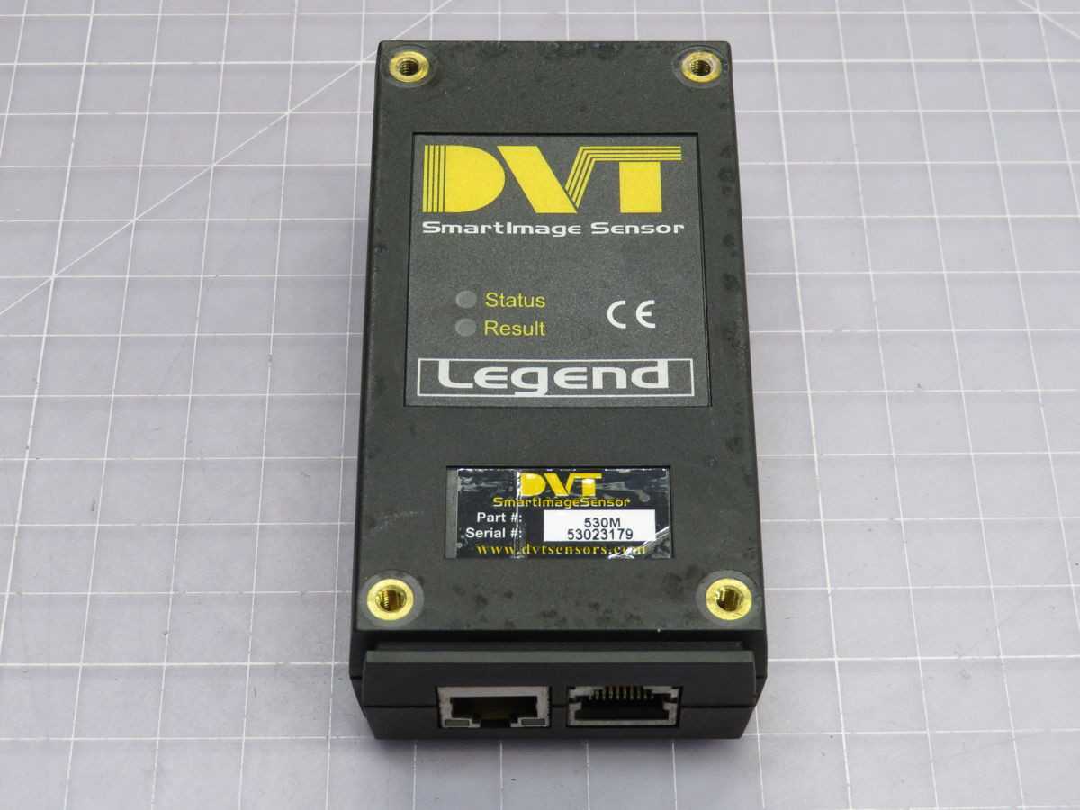 DVT 530M SENSORS, 640X480 RESOLUTION, 24VDC POWER, 8-I/O DIGITAL, ETHERNET COMM - SENSORS