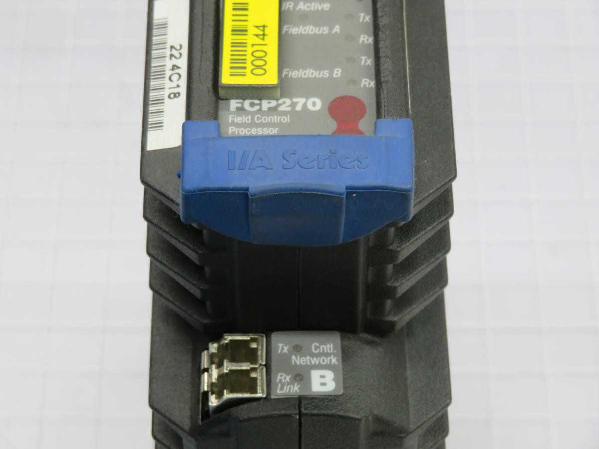 FOXBORO FCP270, 100 MHZ CPU, 16 MB RAM, 32 MB FLASH, 2 ETH, 24 VDC PWR, 20W PWR, 0.45 KG WT - PLC MODULES