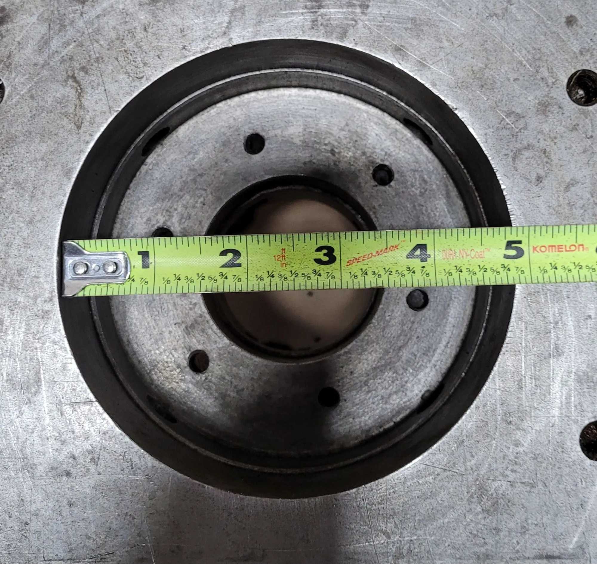 BUCK 2083R 8" 3 JAW CHUCK WITH 2-1/4" CENTER HOLE - MACHINE TOOLING