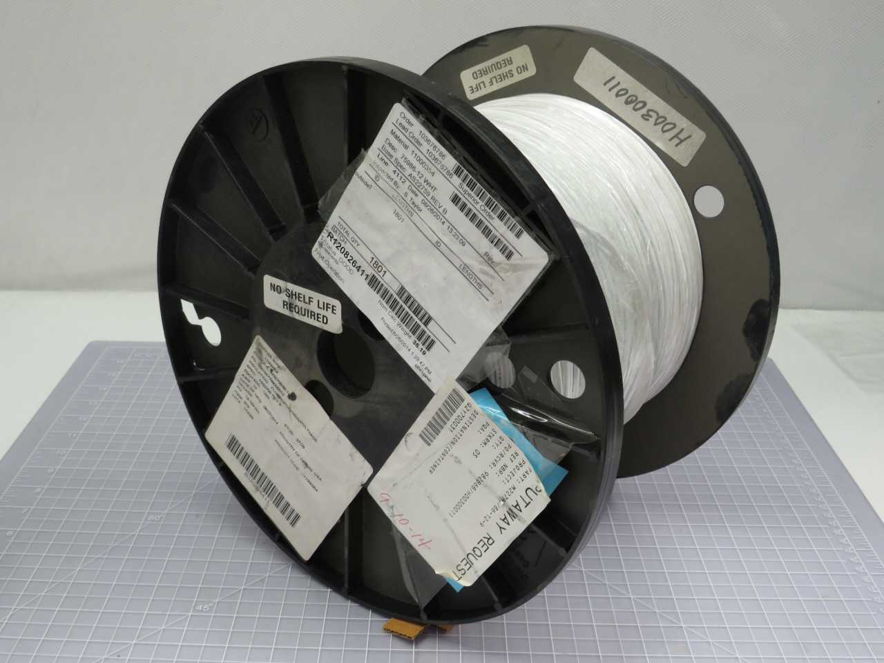 NEXANS M22759/86-12 WIRE, 12 AWG, AG-CU COND, XLETFE INSUL, 200C TEMP, 600V, 1800 FT LEN - ELECTRICAL WIRE