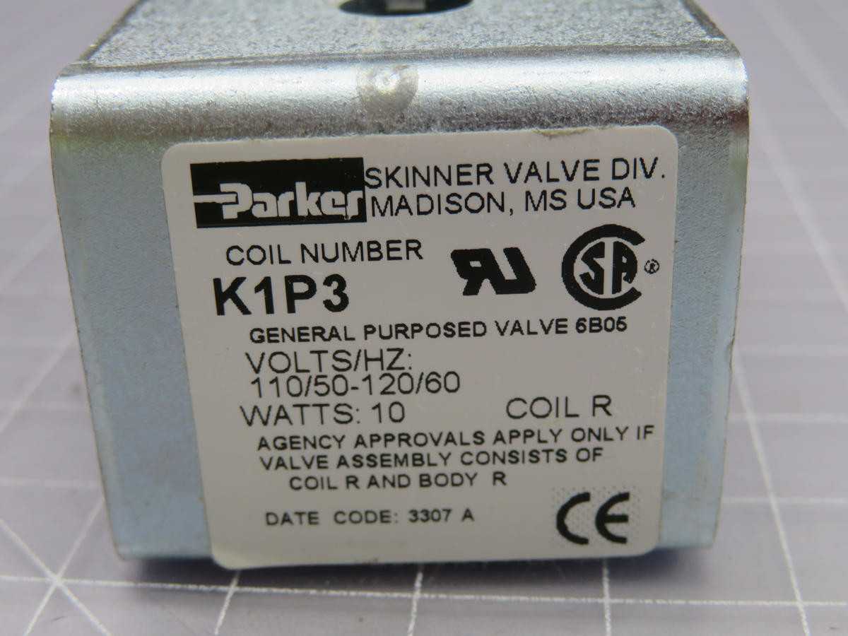 PARKER K1P3 CIRCUIT BREAKER, 10 A CURRENT, 110 VAC, 50 HZ, 120 VAC, 60 HZ - CIRCUIT BREAKERS