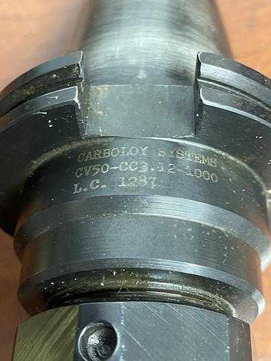 2023 CARBOLOY CV50-CC3.12-1000 CAT 50 TAPER COLLET HOLDER - PERFECT FOR TG100 SERIES! - TOOL HOLDERS