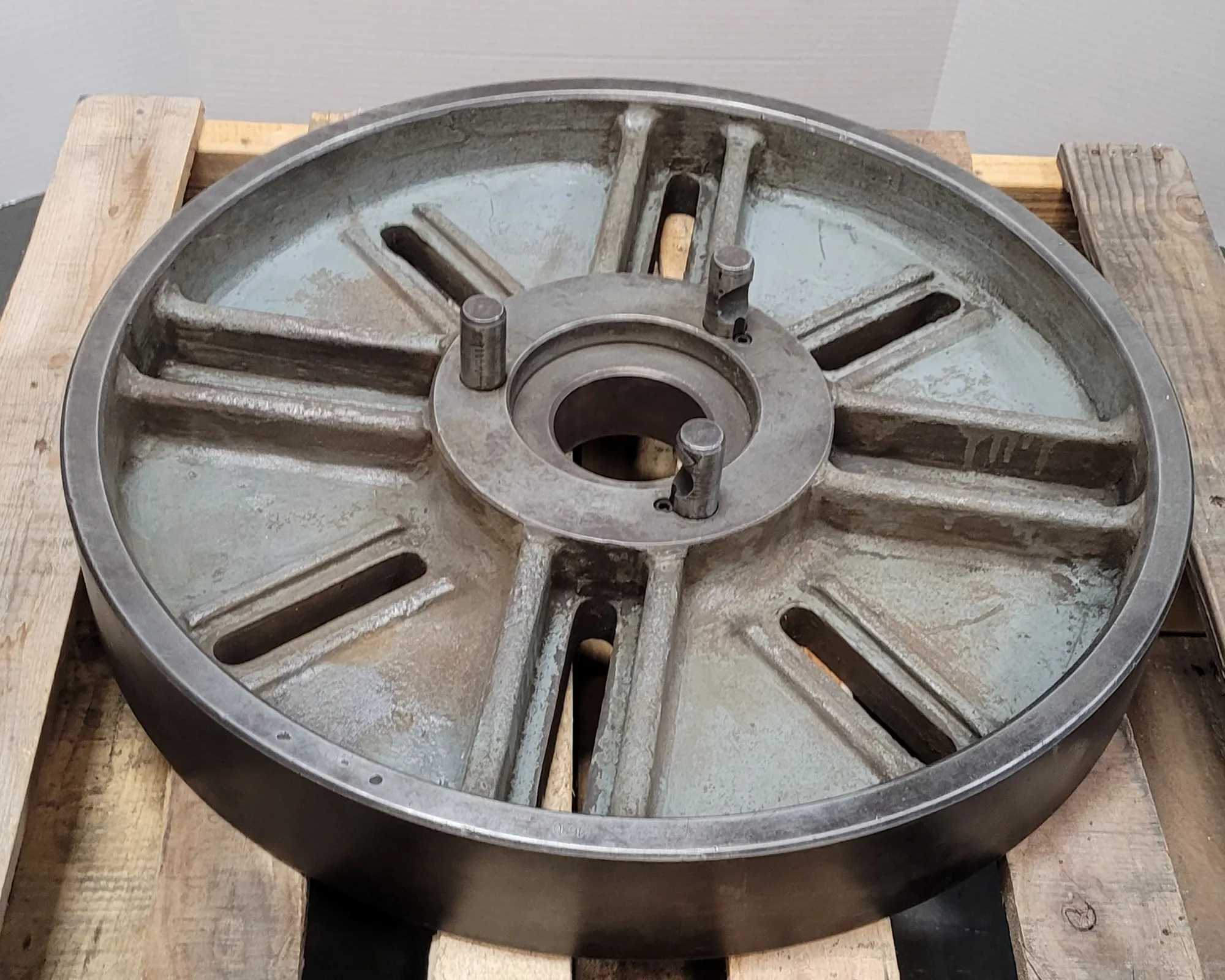 D1-8 LATHE FACE PLATE, 24" DIAMETER, 3 PINS, 3-1/2" THROUGH HOLE - MACHINING TOOLING & PARTS