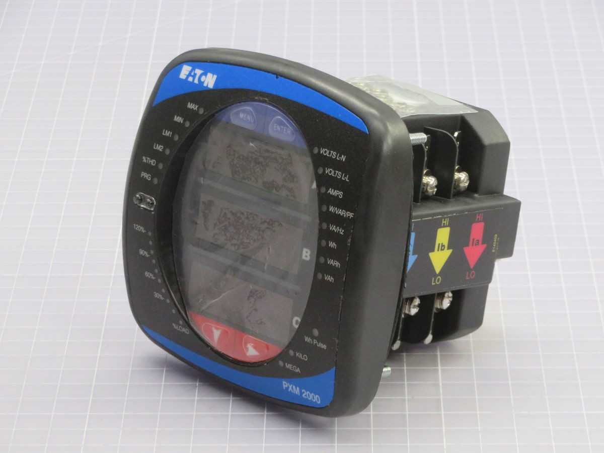 EATON PXM2260MA65405 AUTOMATION METER, 3-PH, 600V, 5A, 60HZ, 24-48VDC AUX, MODBUS RTU - AUTOMATION & CONTROLS