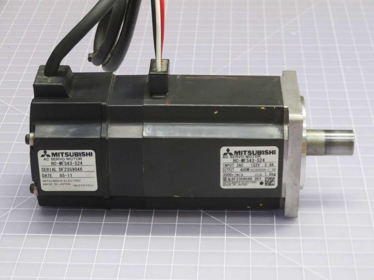 MITSUBISHI HC-MFS43-S24 AC SERVO MOTOR BH0747 - SERVO