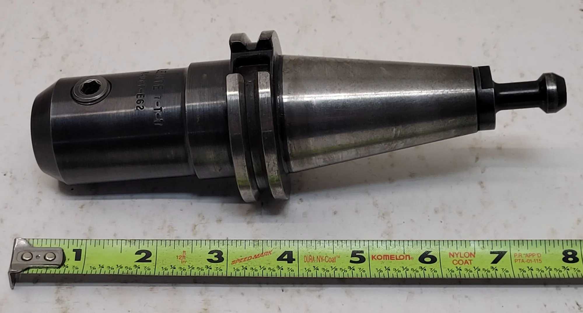 VALENITE V40CT-E62 END MILL HOLDER CAT 40 TAPER, .625” BORE ID, 3.65” PROJECTION - MACHINING TOOLING & PARTS