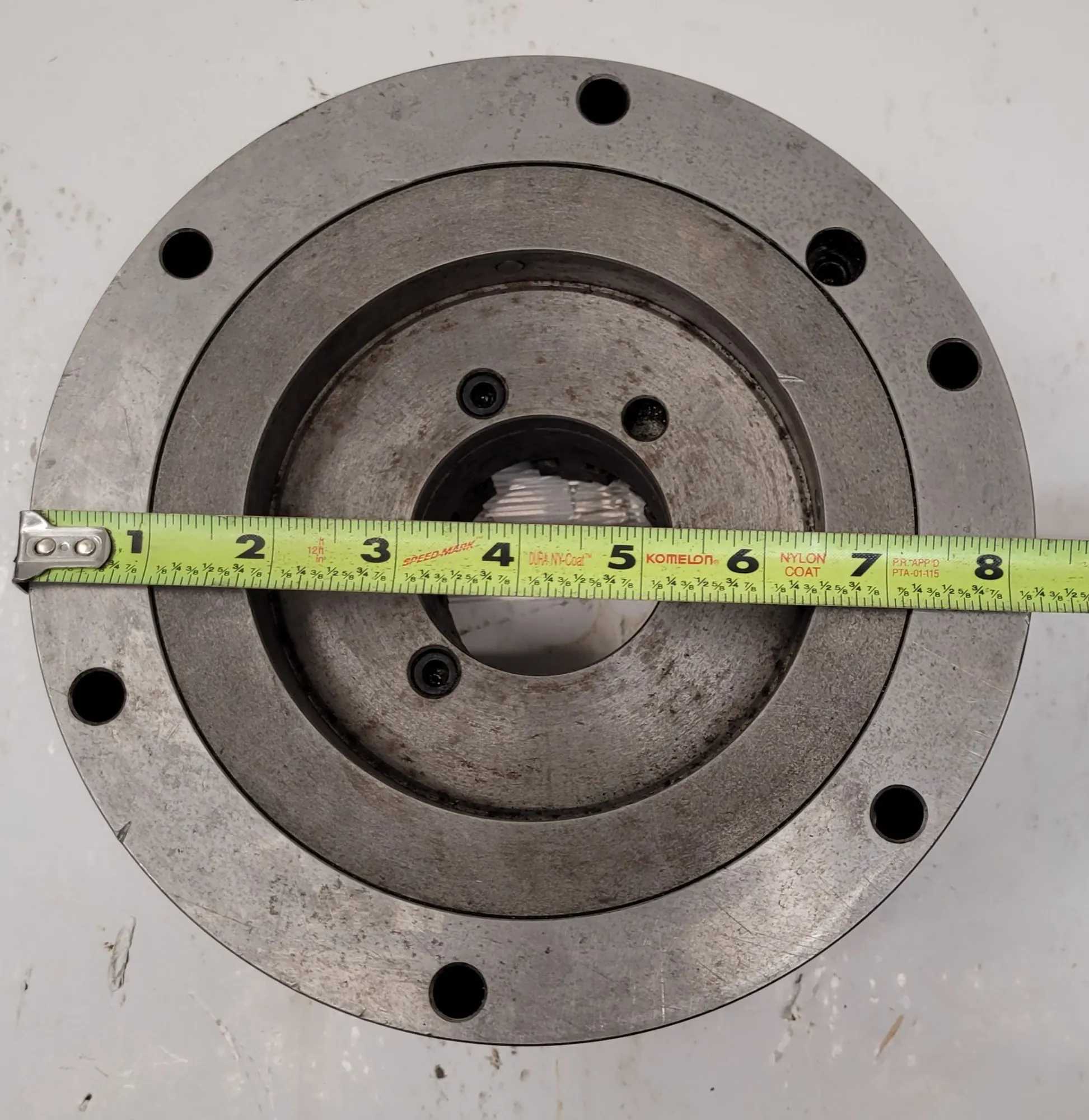 PRATT BURNERD INTERNATIONAL LATHE CHUCK, 3 JAW, 8.25 INCH DIAMETER - MACHINING TOOLING & PARTS