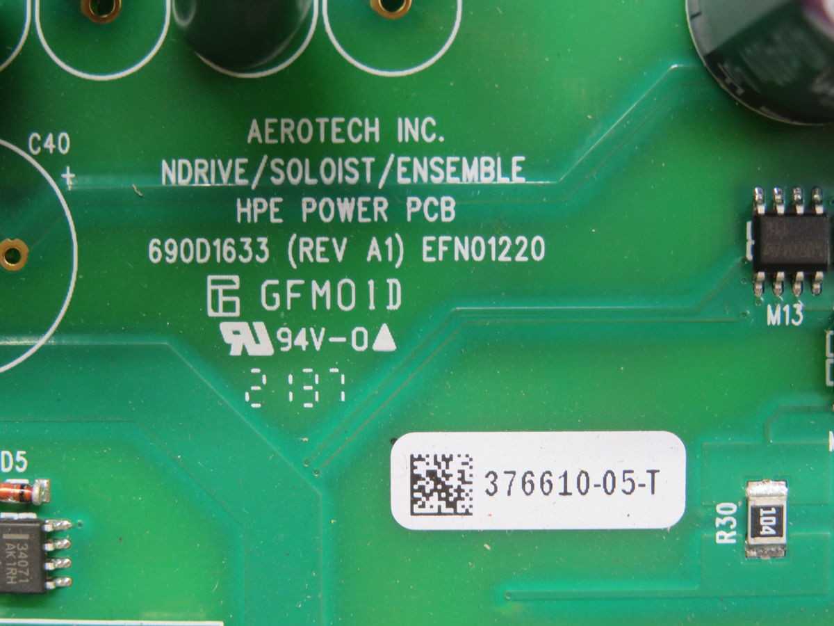 AEROTECH 690D1633 REV A1 EFN01220 POWER INTERFACE BOARD T268097 - PCB CIRCUIT BOARDS