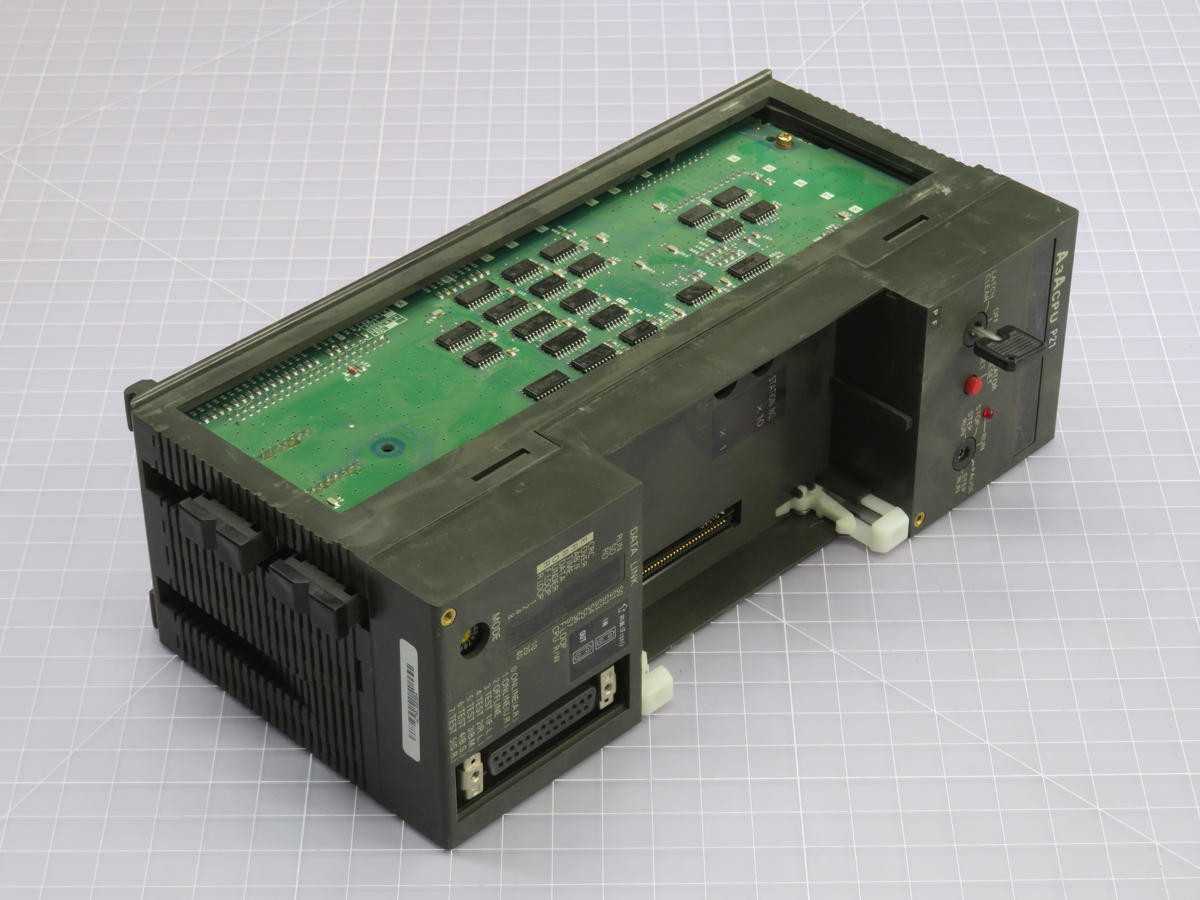 MITSUBISHI A3ACPUP21 PLC, 20K STEPS PROGRAM, 0.2 ΜS/INST SPEED, 4096 I/O, RS-232C INT - PLC MODULES