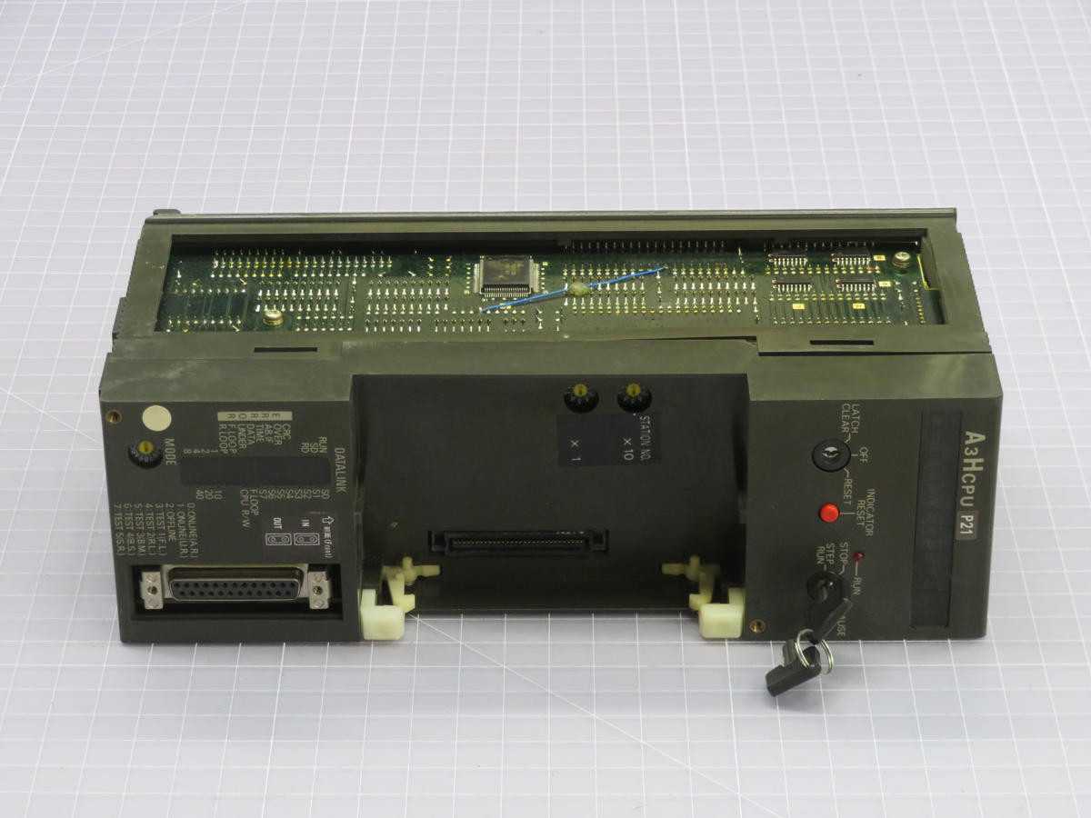 MITSUBISHI A3HCPUP21 CPU, 30K PROG CAP, 2048 I/O, 0.2 ΜS/INSTR SPEED, 5V DC SUPP, 5.5W CONS - PLC MODULES