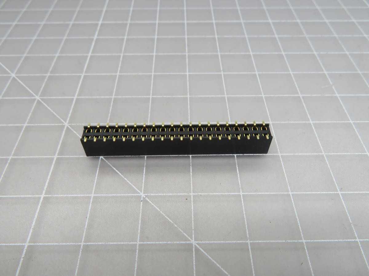 LOT OF 225 SULLINS CONNECTOR SOLUTIONS NPPC202KFMS-RC CONN HDR 40POS 0.1 TIN SMD T204500 - TERMINAL BLOCKS