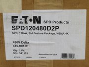 EATON SPD120480D2P, Suppressor, 480V Delta, 120 KA Surge, 200 KA SCCR, 600V MCOV, 1800V VPR, NEMA 4X - SURGE SUPPRESSOR