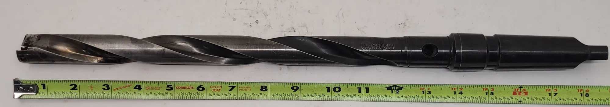 ALLIED MACHINE & ENG. 25020H-004I T-A EXT 4MT CARBIDE INSERT SPADE TWIST DRILL (0.961-1.3809") - MACHINE TOOLING