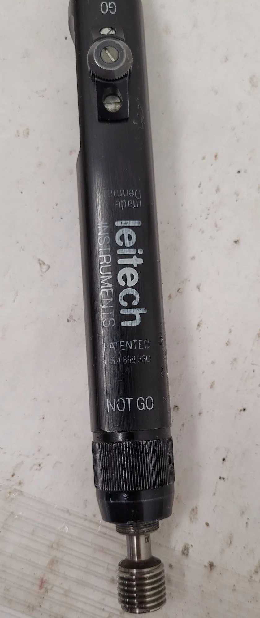 LEITECH 7/16-20 UNF 2B DEPTH THREAD PLUG GAGE, GO NOT GO, LOT OF 2 - MACHINING TOOLING & PARTS