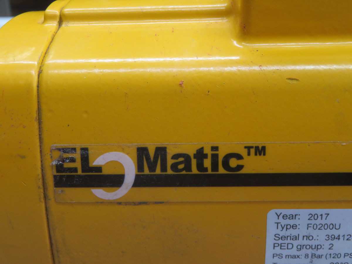 ELOMATIC F0200U ACTUATOR VALVE T266633 - PNEUMATIC VALVE