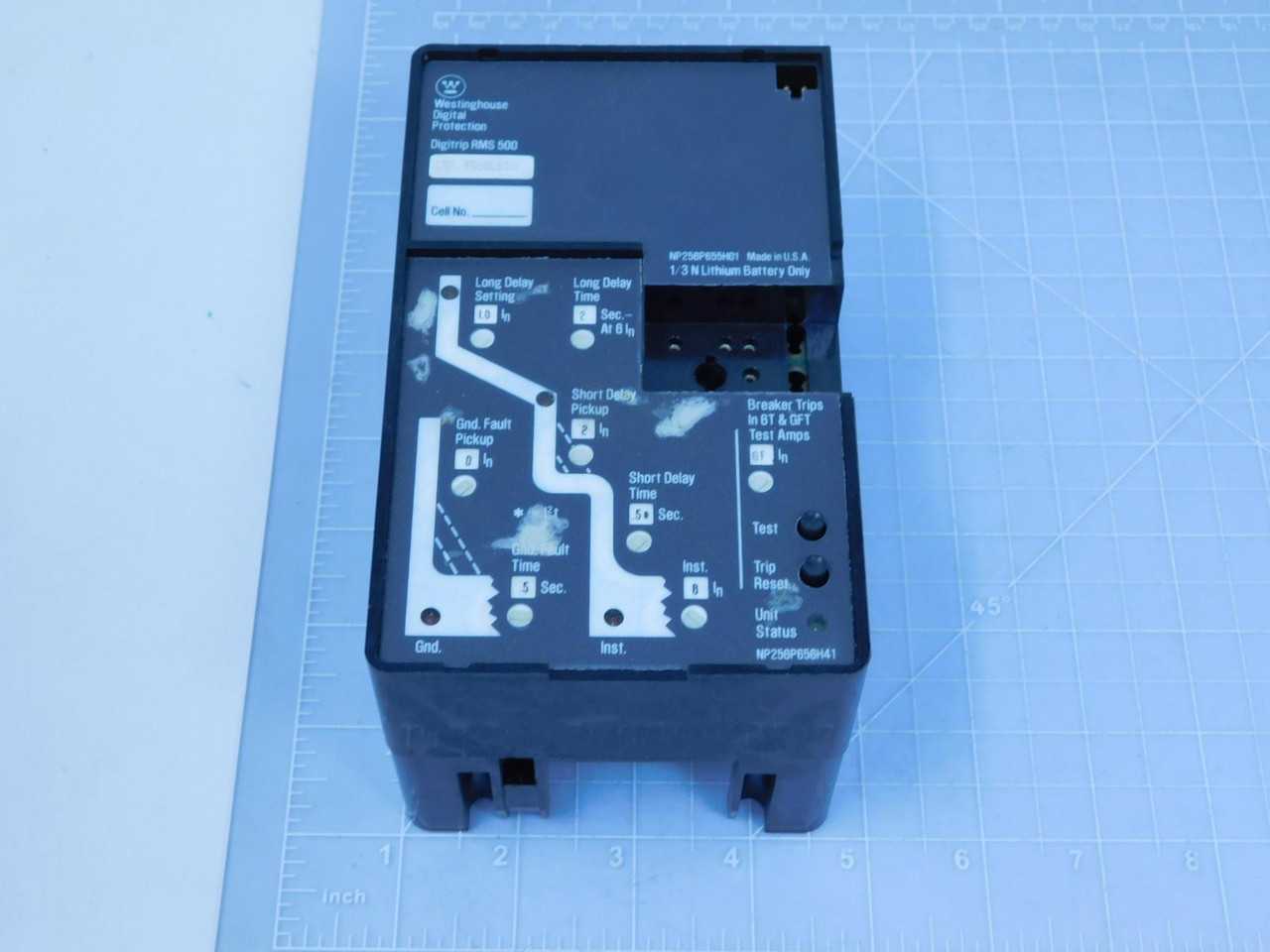WESTINGHOUSE DIGITRIP RMS 500, SOLID STATE PROGRAMMER, L,S,I,G OVERCURRENT PROTECTION, TRUE RMS SENSING - SOLID STATE RELAY