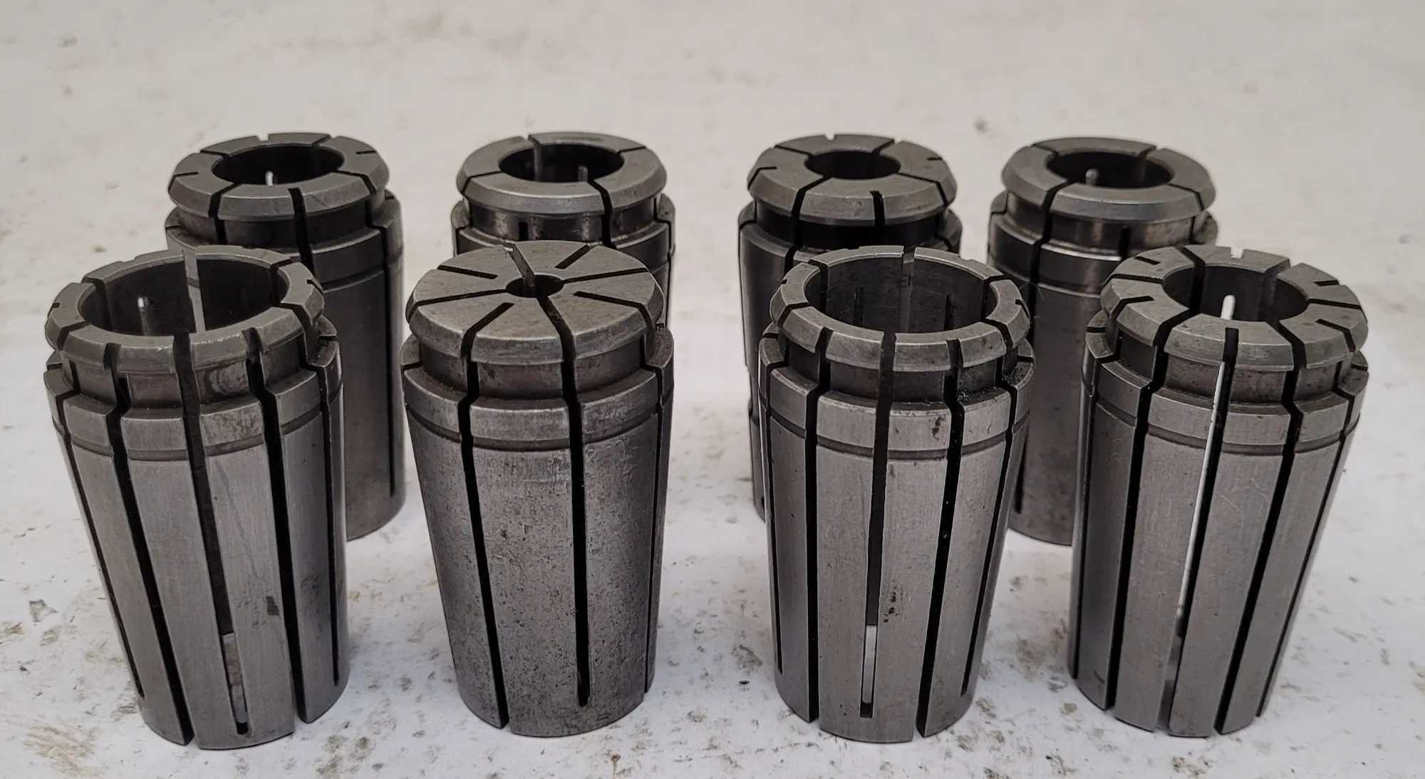 ERICKSON TG-150 TAP COLLET SET OF 8 - MACHINING TOOLING & PARTS