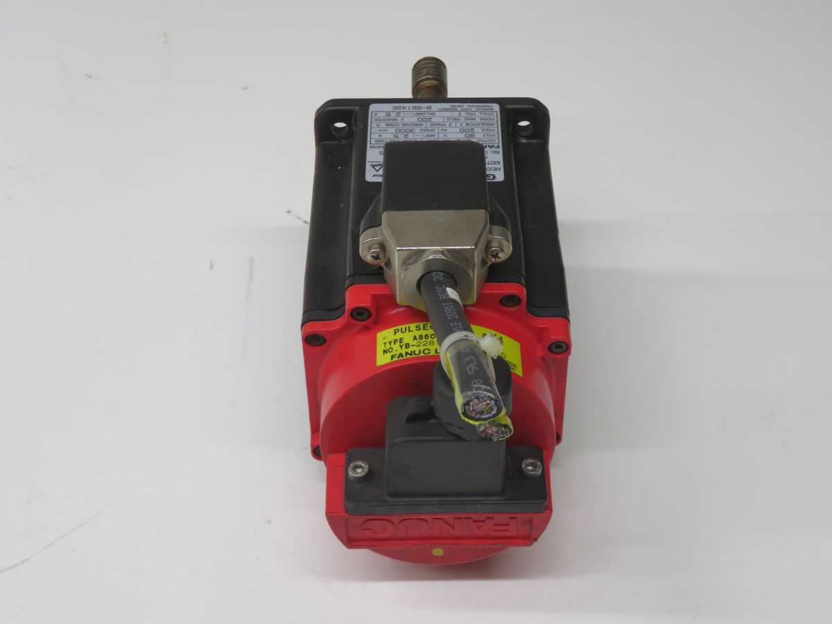 FANUC A1/3000 SERVO MOTOR, 0.75 KW POWER, 2.39 NM TORQUE, 3000 RPM SPEED, 90 VAC VOLTAGE - SERVO MOTORS