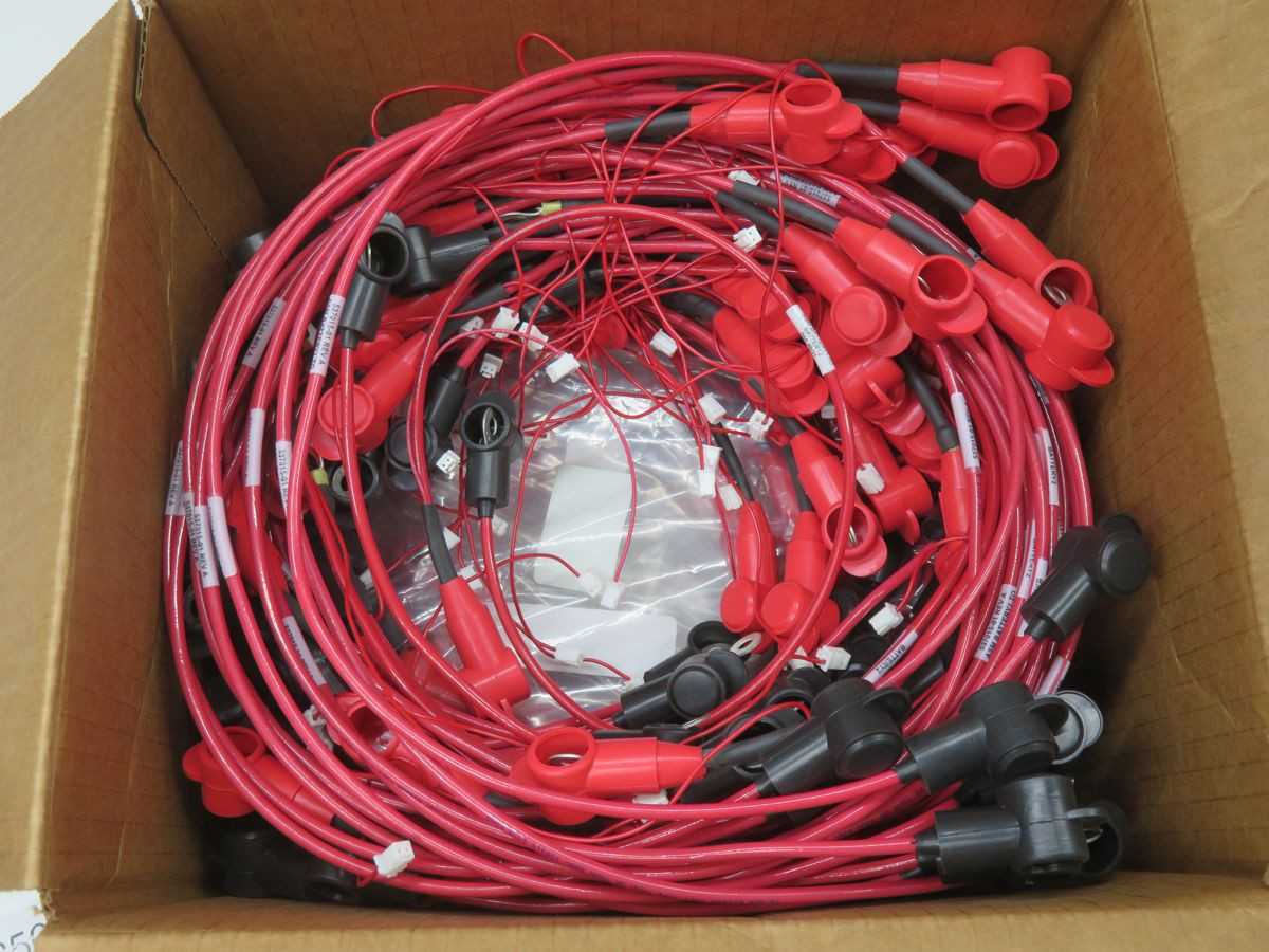 LOT OF 130 IMA 537015-01 BATTERY TERMINAL WIRE - ELECTRICAL WIRE