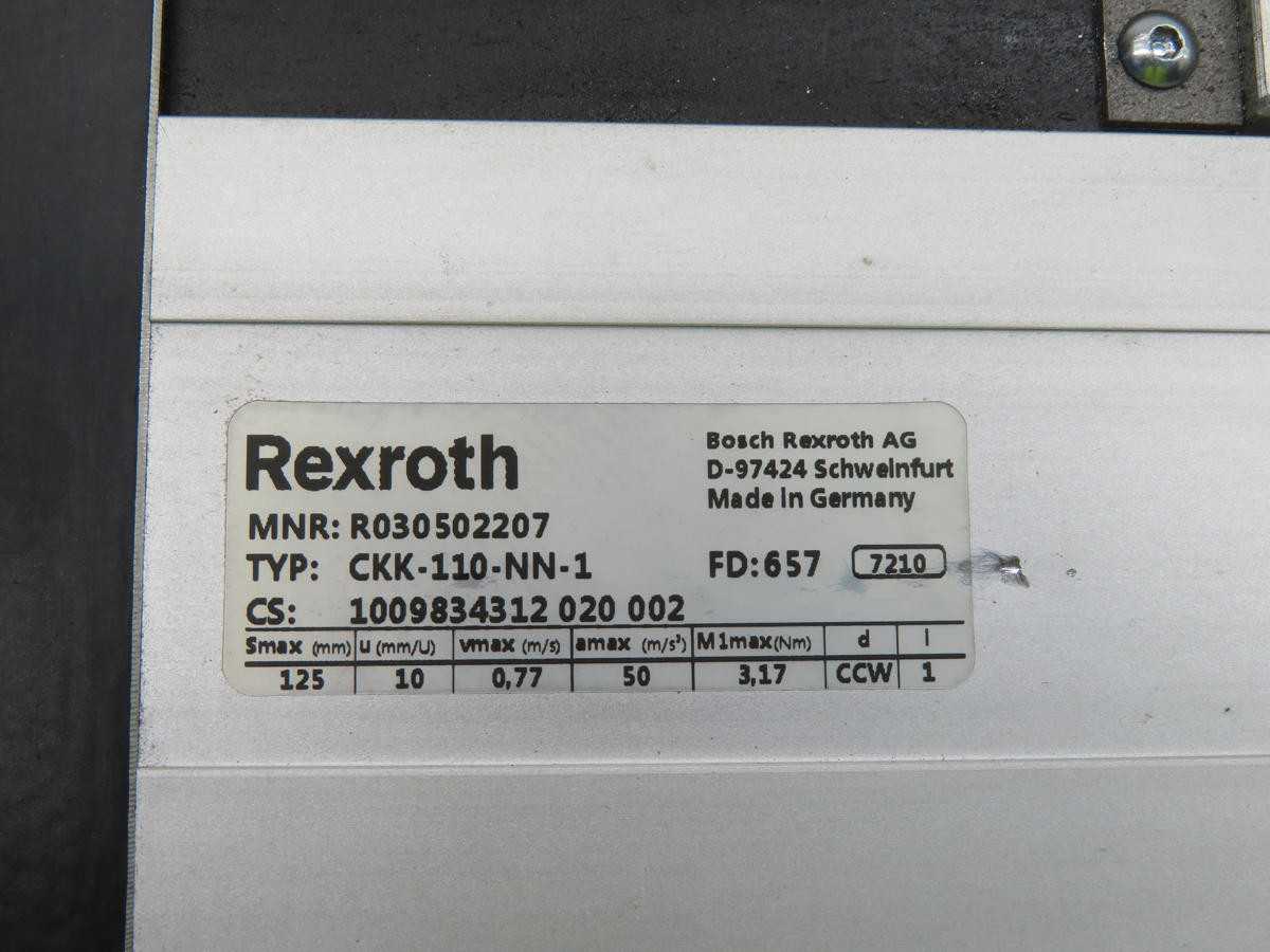 REXROTH, R911308684 CKK-110-NN-1 3-PHASE, SERVO MOTORS, 10.5NM TORQUE, 3000 RPM SPEED - SERVO
