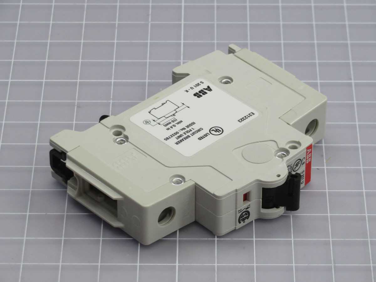 LOT OF 10 ABB S 201U - K5 2CDS271417R0357 CIRCUIT BREAKER T260607 - CIRCUIT BREAKERS