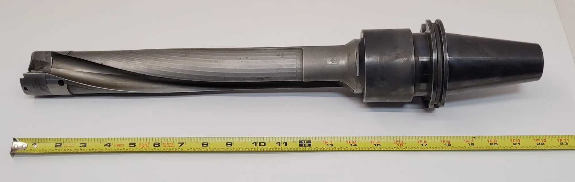 KENNAMETAL DRILL KSEMP5000FDS50A1M FDS 50 W/ CAT50 HOLDER (22” OAL, 14” DRILL BODY) - MACHINING TOOLING & PARTS