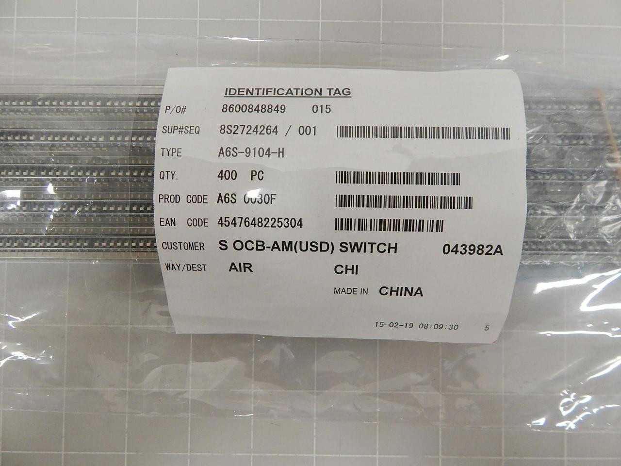 Lot of 400 A6S-9104-H Raised Actuator Switch - SWITCHES