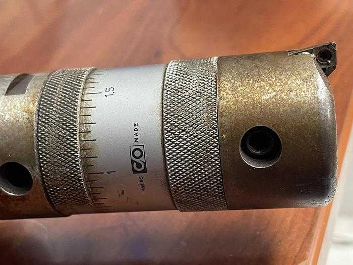 C/O SWISS MADE 44586 CAT 50 TOOL HOLDER & 18046 BORING HEAD, 50-70 RANGE - TOOL HOLDERS