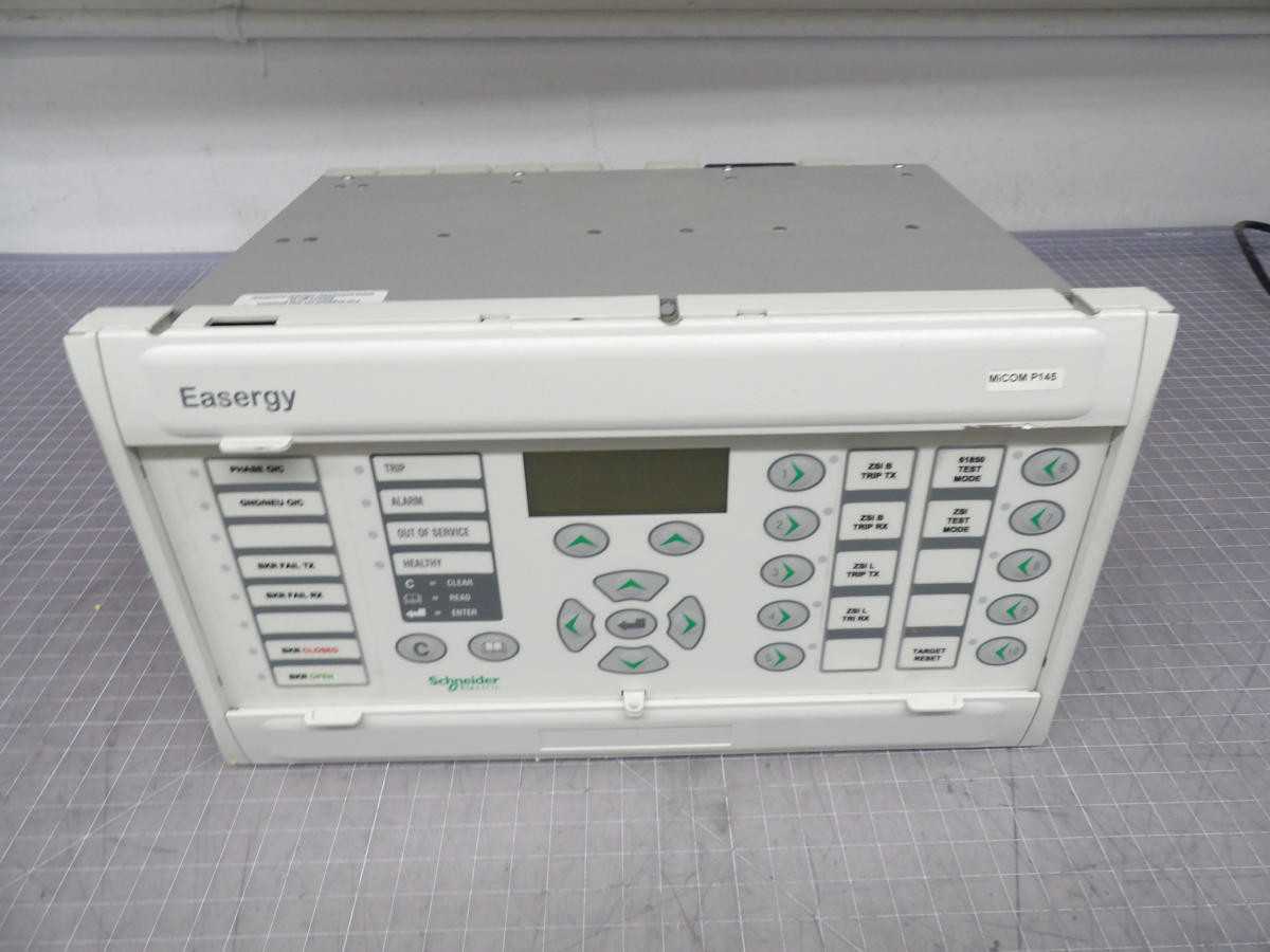 SCHNEIDER MICOM P145 P14531QJ6M0B48M, TRANSFORMER RELAY, 4C/4V/8DI/8DO, 48-250V AUX - AUTOMATION & CONTROLS