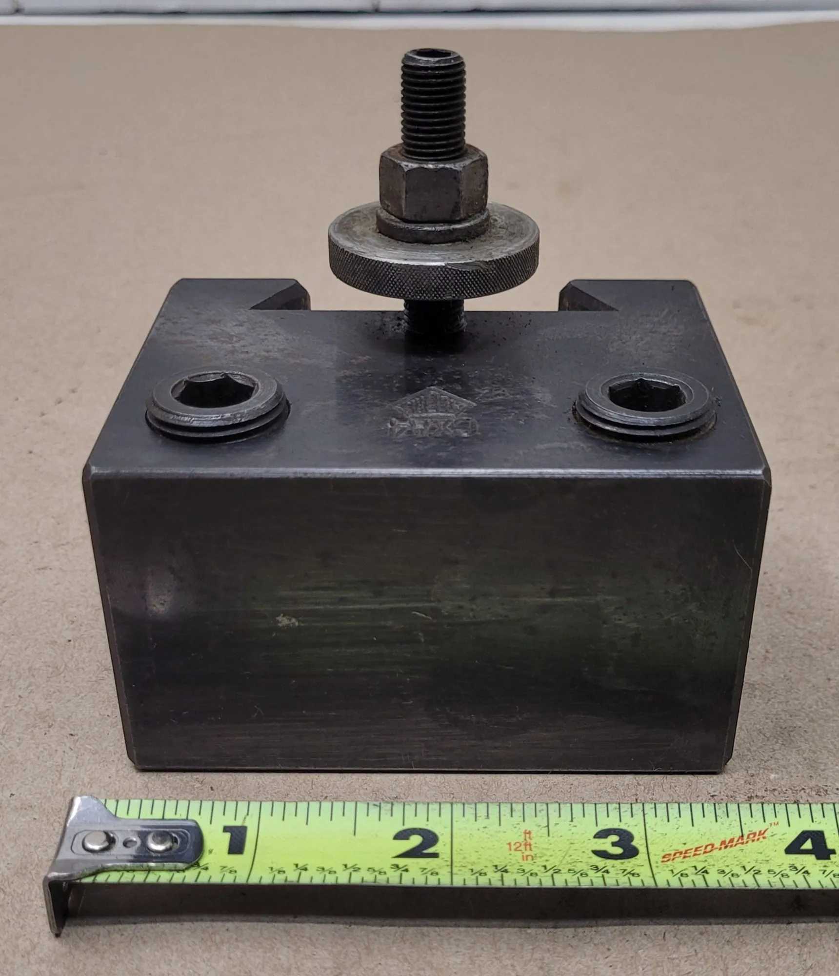 ALORIS CXA 4 QUICK CHANGE 1" BORING BAR TOOL HOLDER WITH BUSHING, 2-1/4" WEDGE - MACHINING TOOLING & PARTS