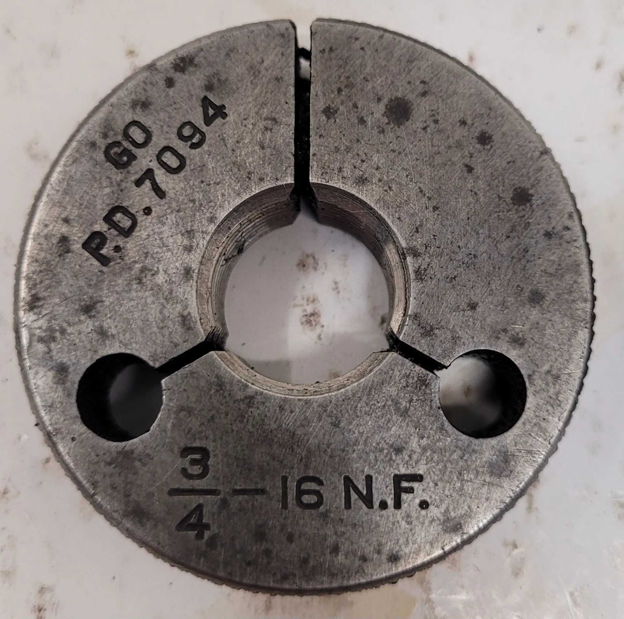 TAFT PIERCE THREAD RING GAUGES VARIOUS SIZES – SET OF 3 - MACHINING ACCESSORIES & TOOLING