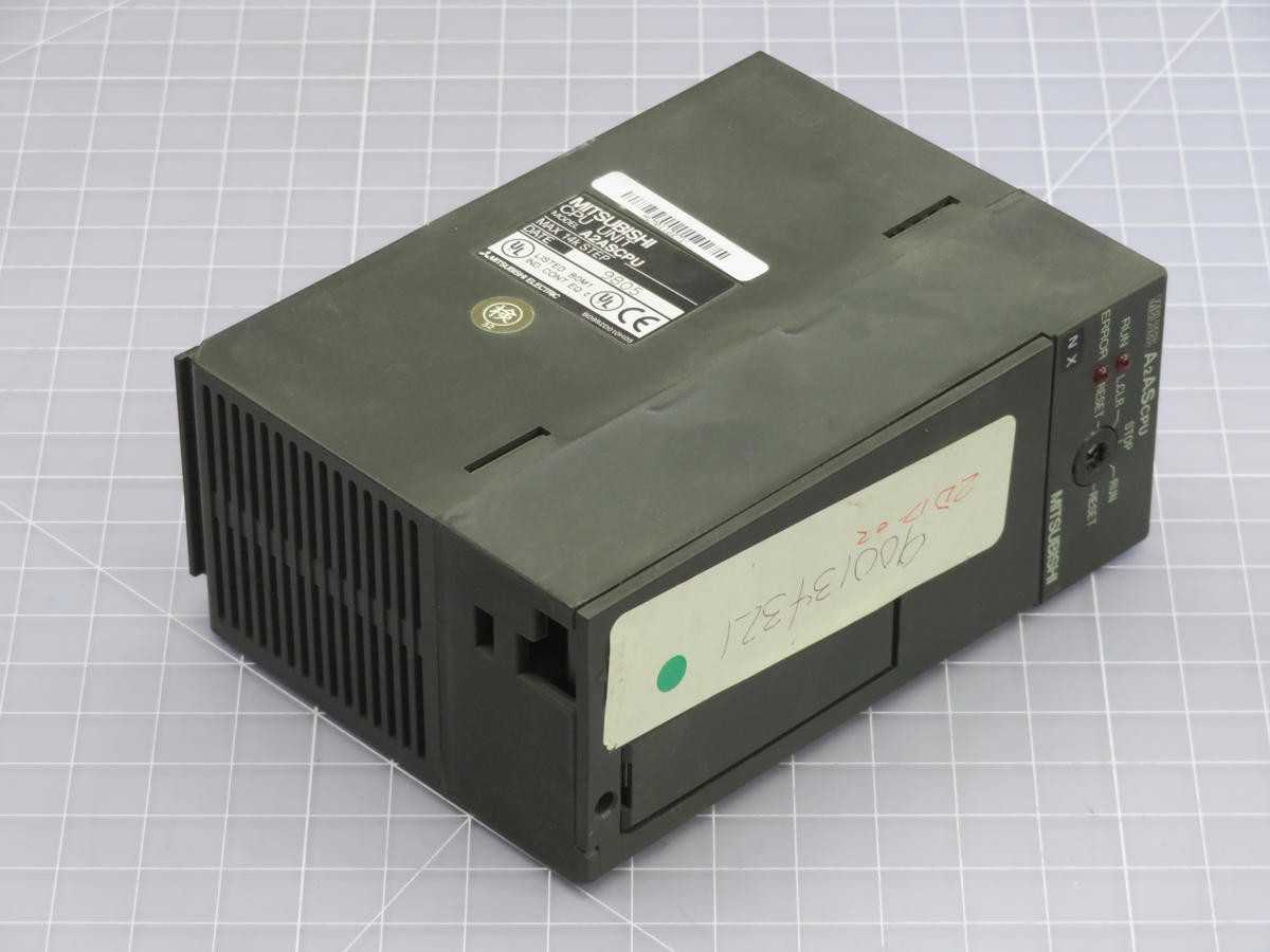 MITSUBISHI A2ASCPU CONTROLS PLCS, 14000 STEPS MEMORY, 512 I/O, 0.75 ΜS INSTR SPEED - PLC MODULES