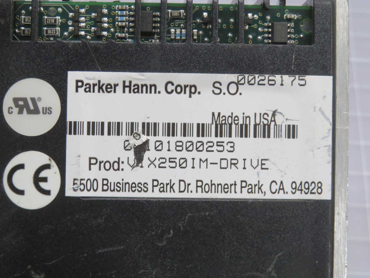 PARKER VIX250IM STEPPER DRIVES, 24-80 VDC IN, 4 AMP PEAK CURRENT, 5 DI, 3 DO, 51,200 STEPS/REV - SERVO DRIVES